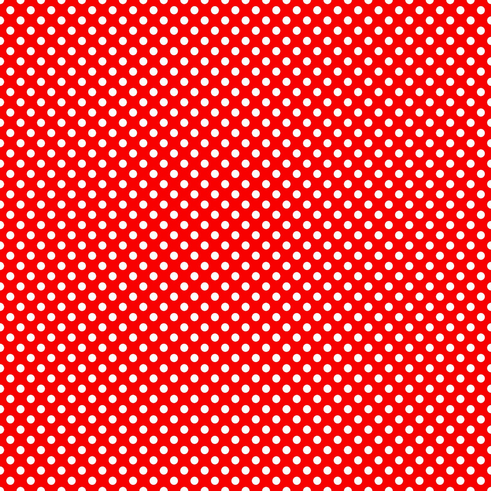 Red And White Polka Dot Background