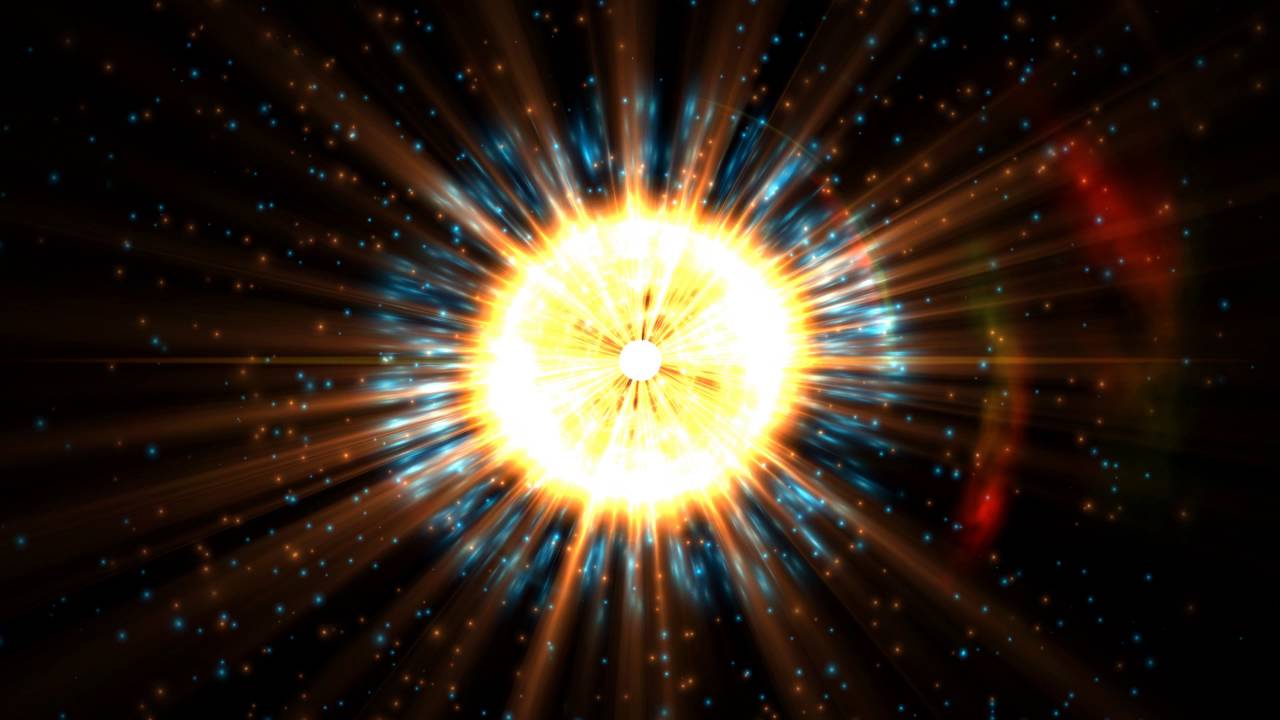4k Supernova Orb 2160p Motion Background