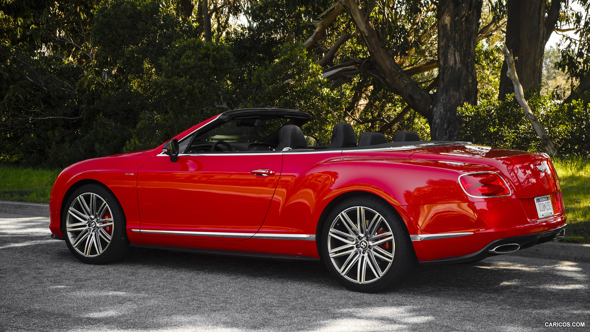 Bentley Continental Gt Speed Convertible St James Red Side