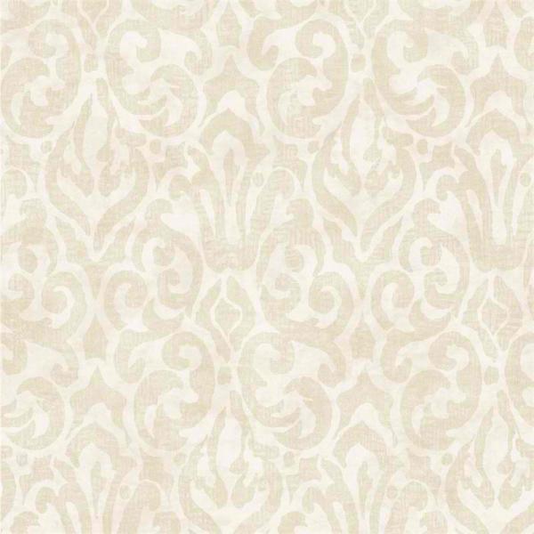 Beige White Emerson QE14004 Wallpaper   Traditional Wallpaper 600x600