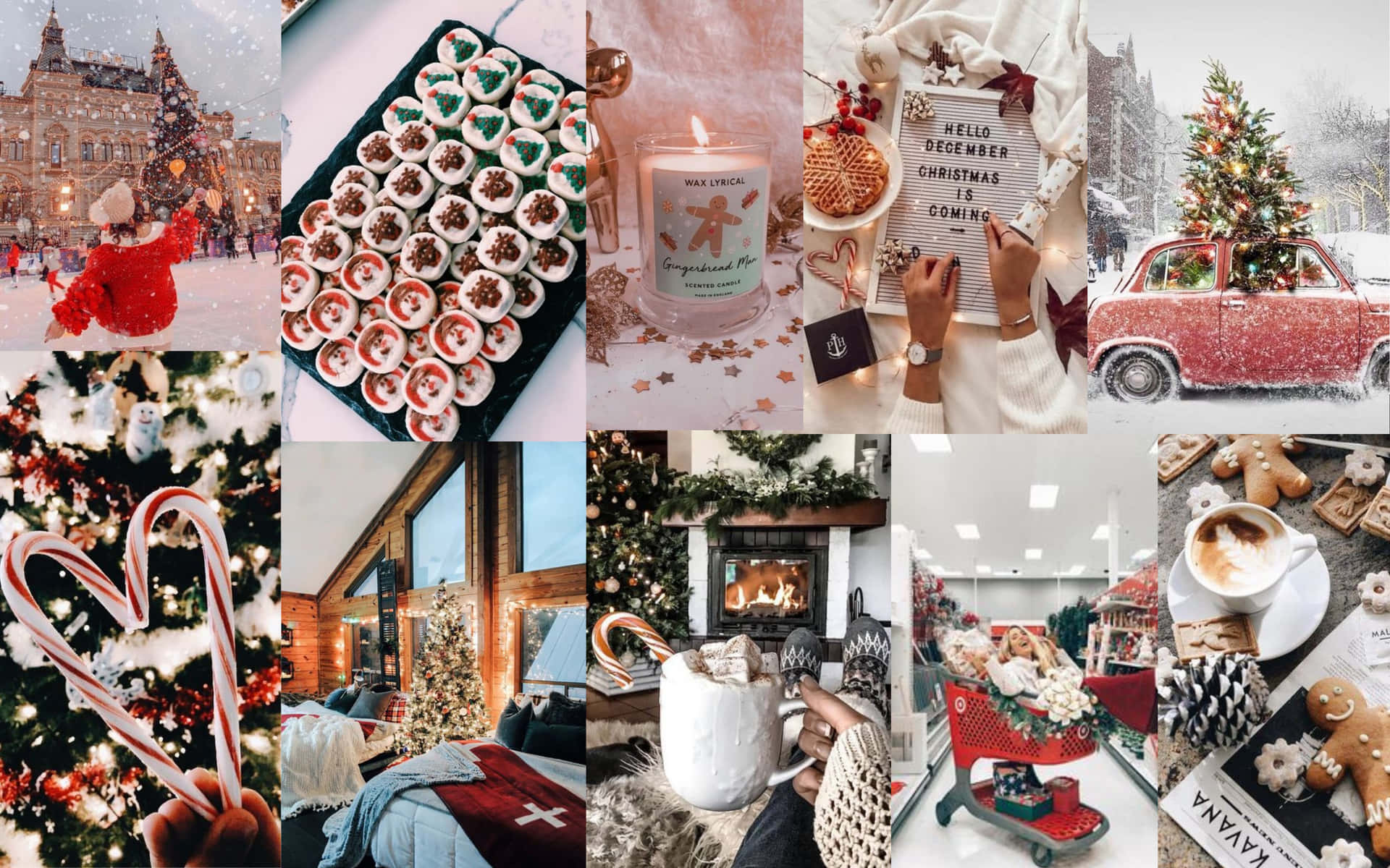 Aesthetic Christmas Laptop Wallpaper