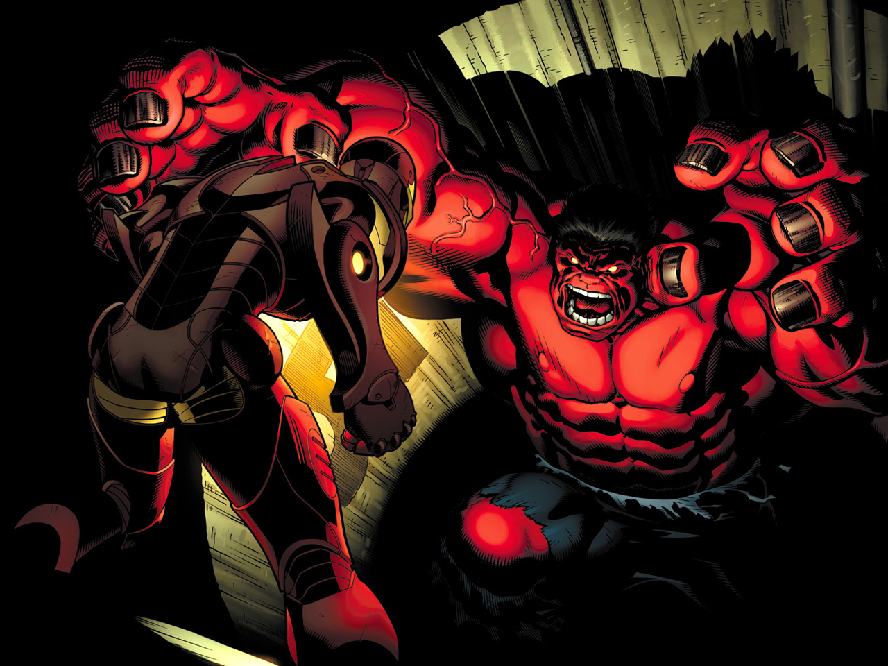Red Hulk Desktop Wallpaper