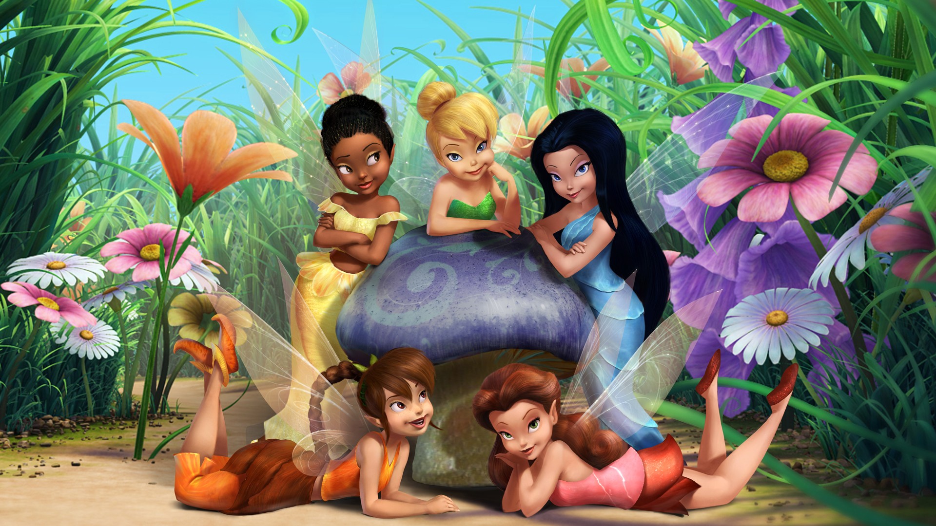 Tinkerbell And Friends Wallpaper HD