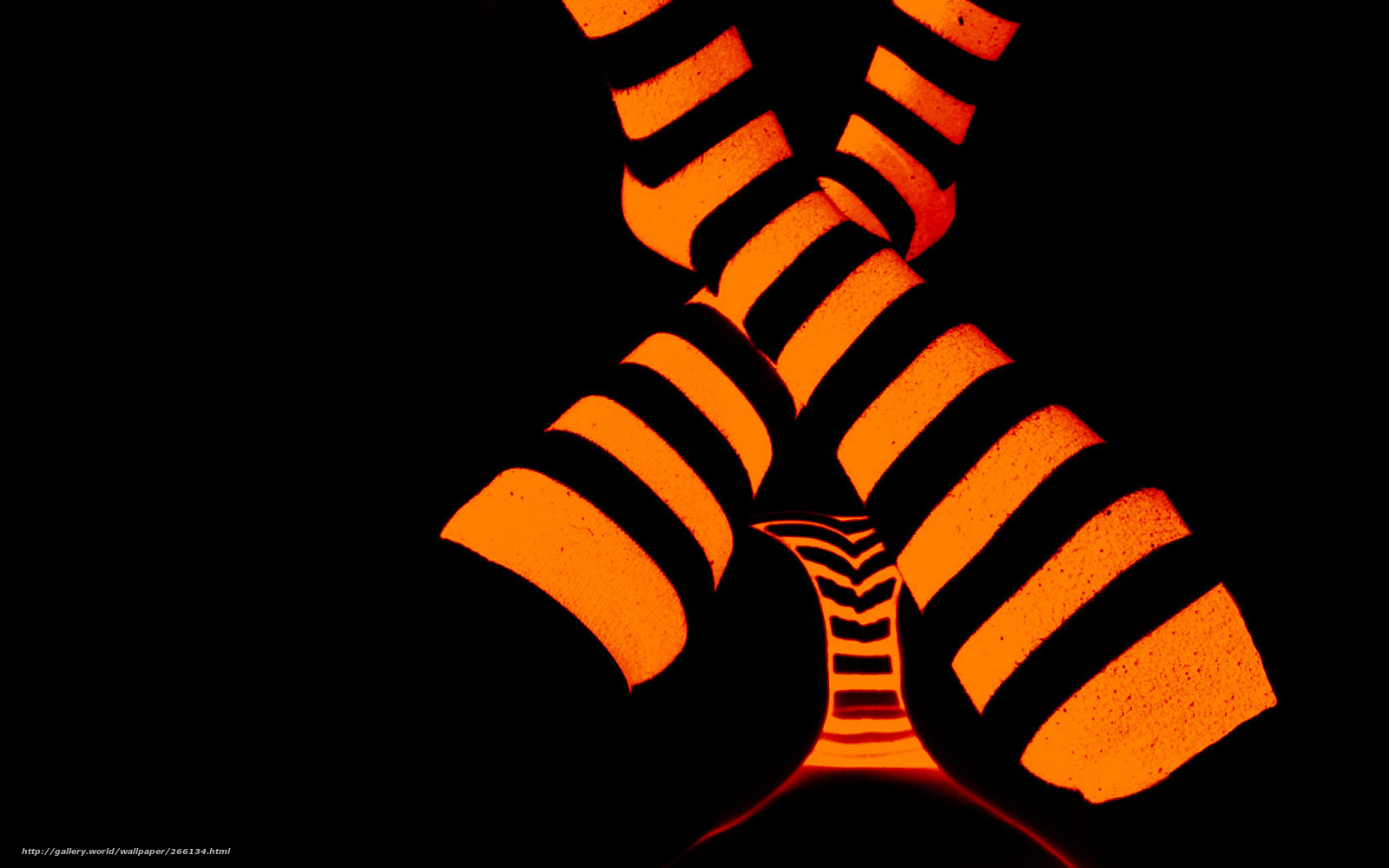Wallpaper Black Orange Socks Desktop In The