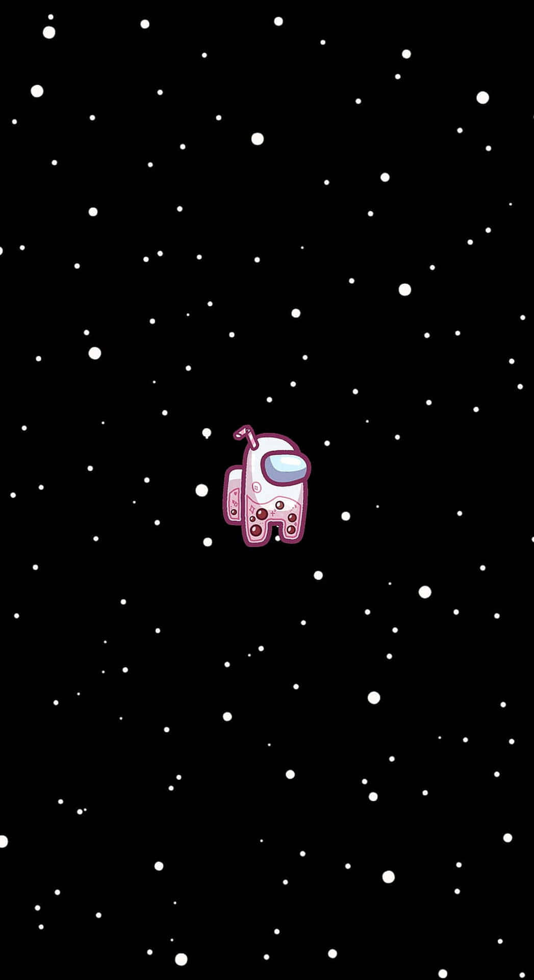 Among Us Space Background Wallpaper
