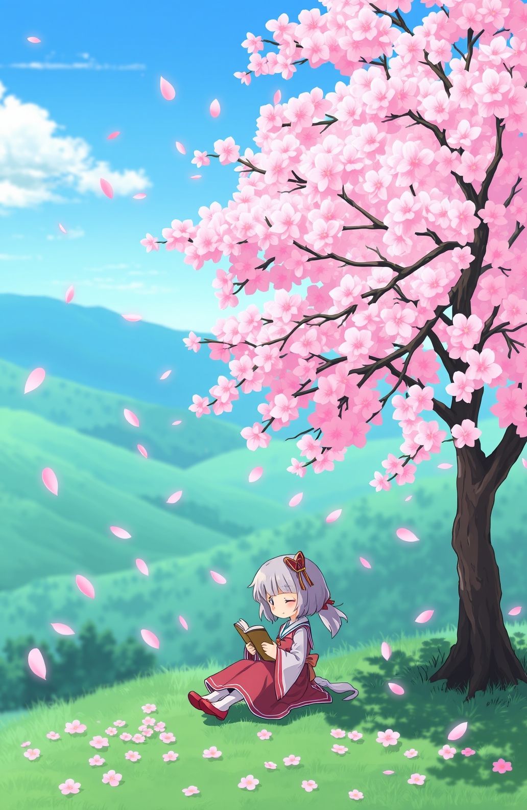 Anime Cherry Blossom Wallpaper
