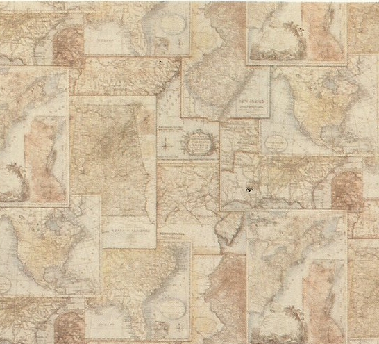 Vintage Nautical Wallpaper Maps