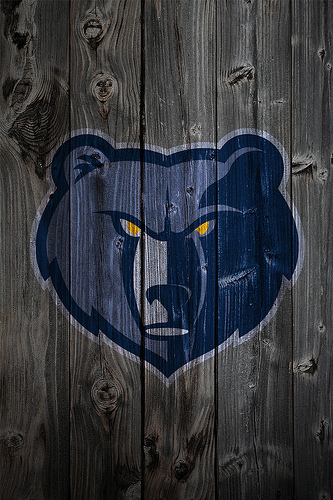 Memphis Grizzlies Wood iPhone Background Photo Sharing