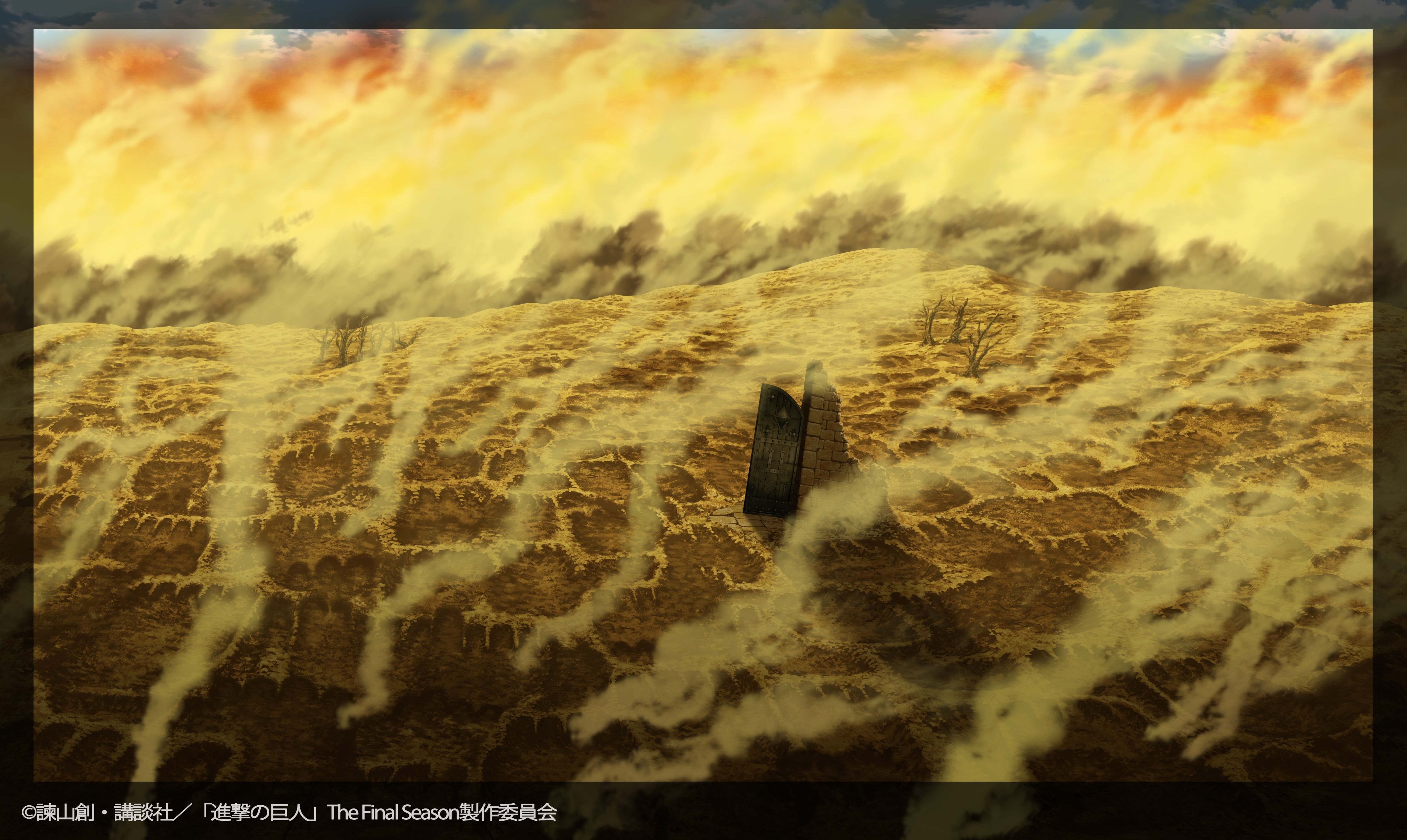Background Art From Attack On Titan The Final Season Wallpaper