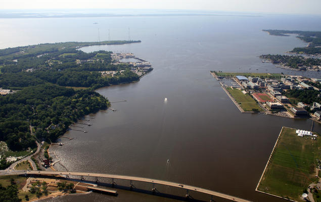 Of The Severn River Leading Into Chesapeake Bay Route Bridge