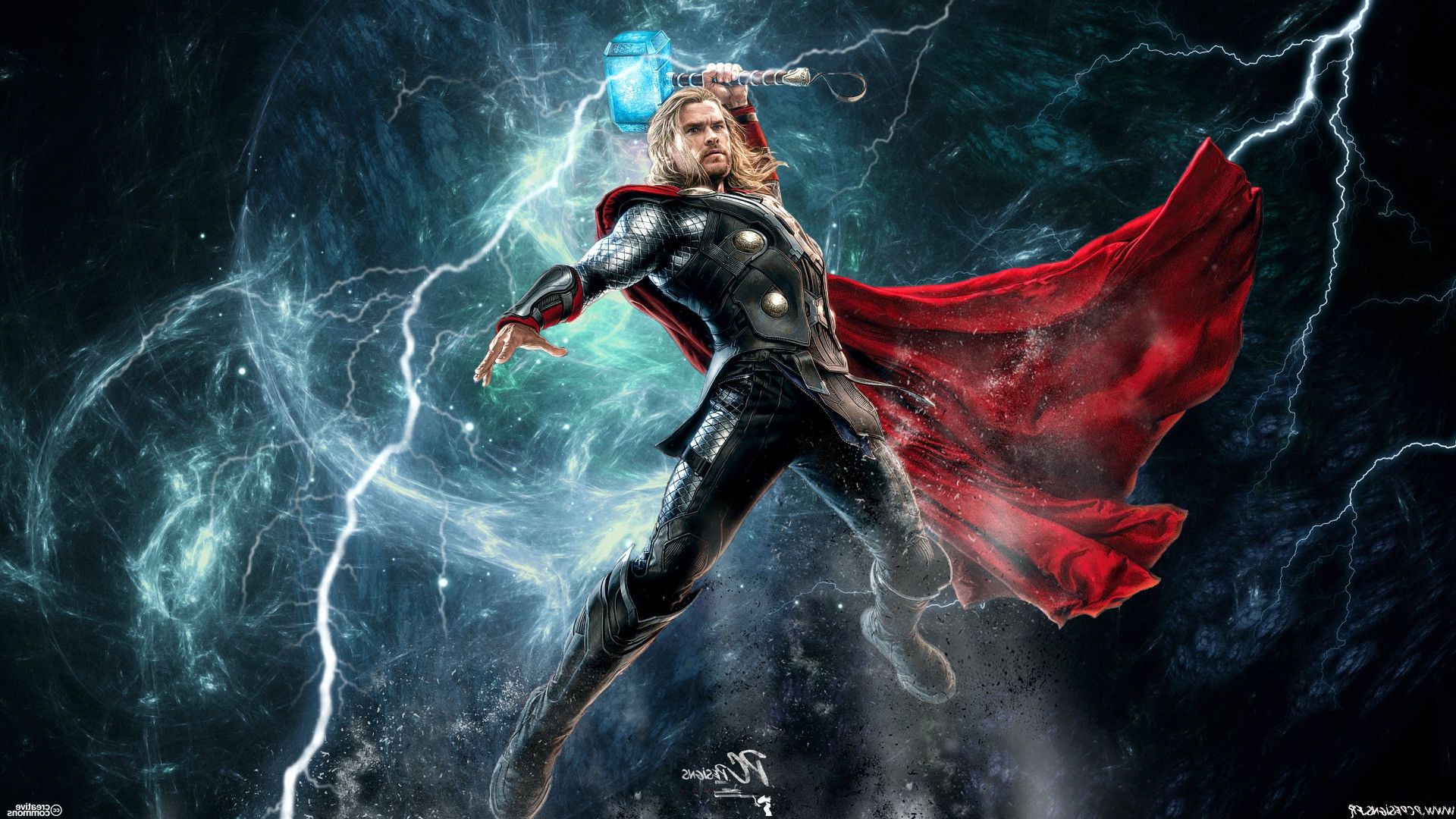 Thor Mjolnir 4k Wallpaper Top Background