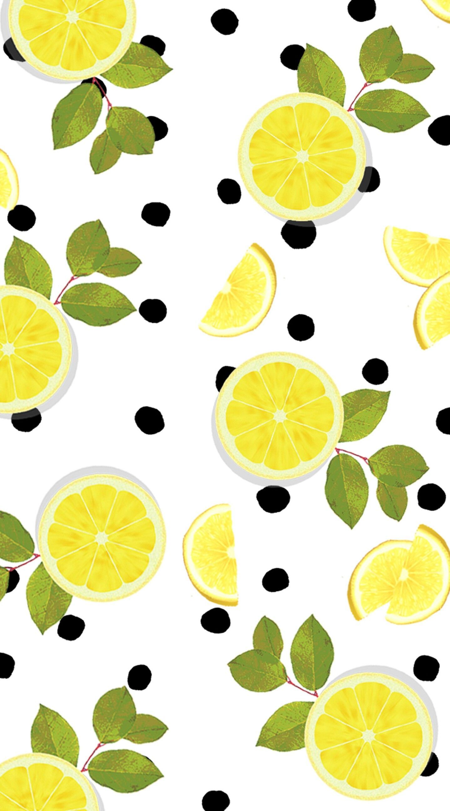 Cute Lemon Wallpaper Top Background