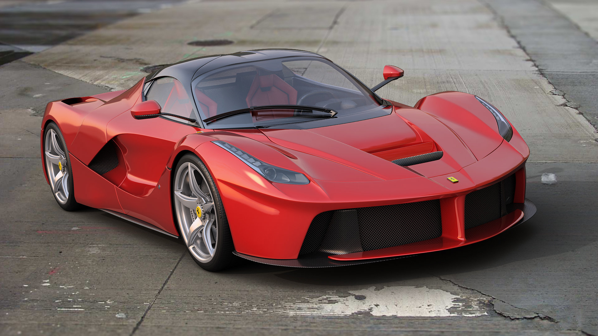 Full HD Ferrari Laferrari Puter Background Id