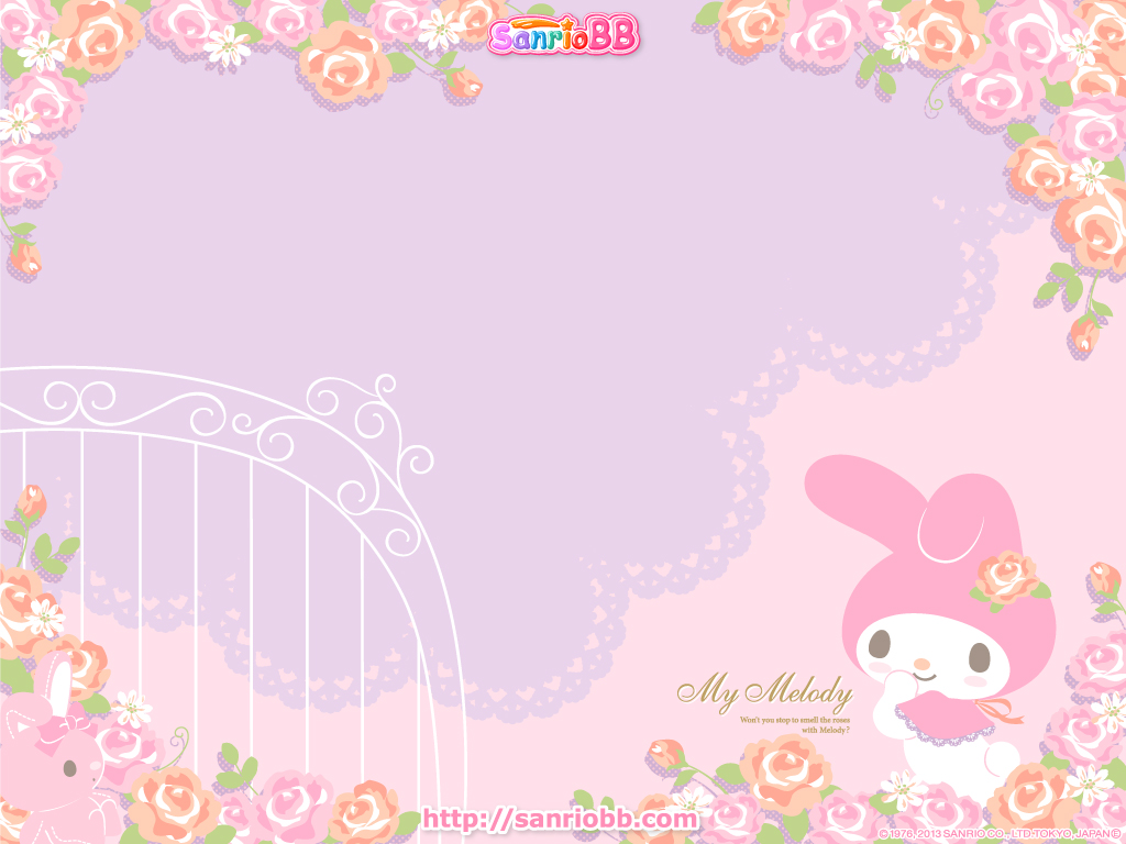 My Melody  My melody wallpaper Cute laptop wallpaper Sanrio wallpaper