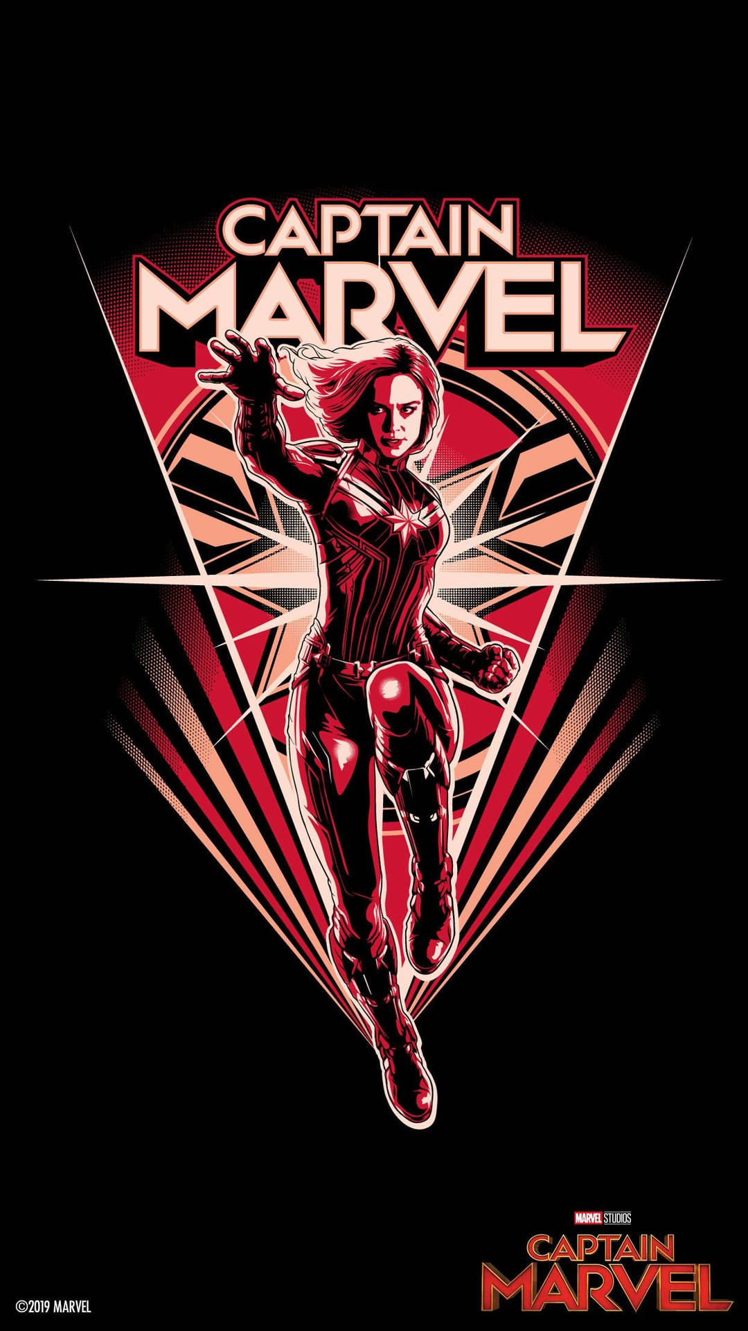 Captain Marvel iPhone Wallpaper