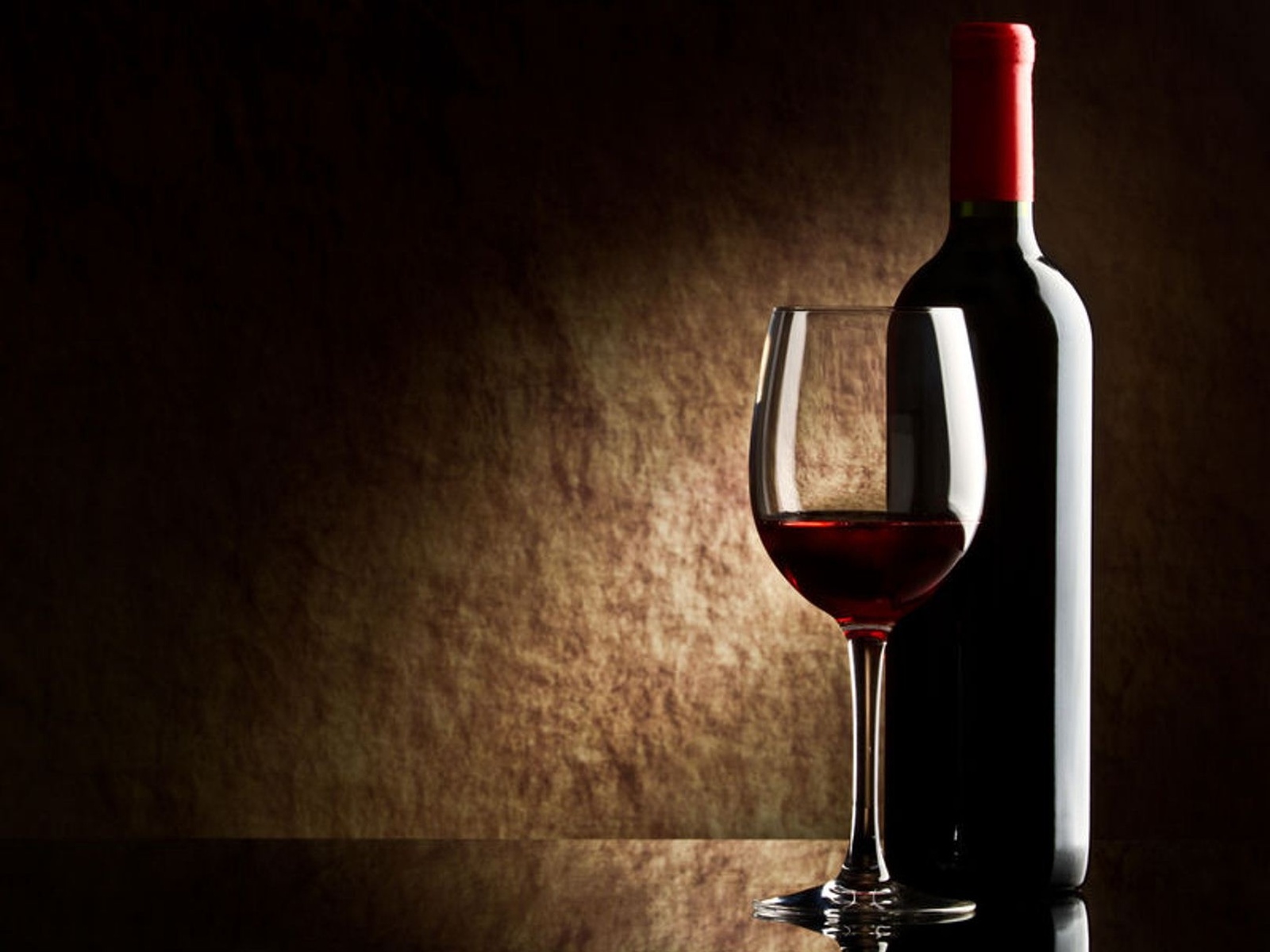 Wallpaper Wine Red Bottle Glass HD Desktop