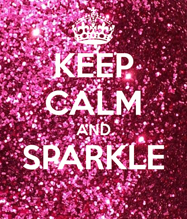 Keep Calm And Sparkle Carry On Image Generator