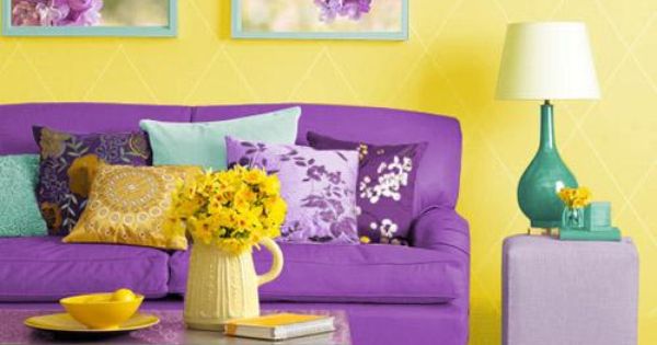 Wallpaper Patterns And Existing Home Furnishings Yellow Paint