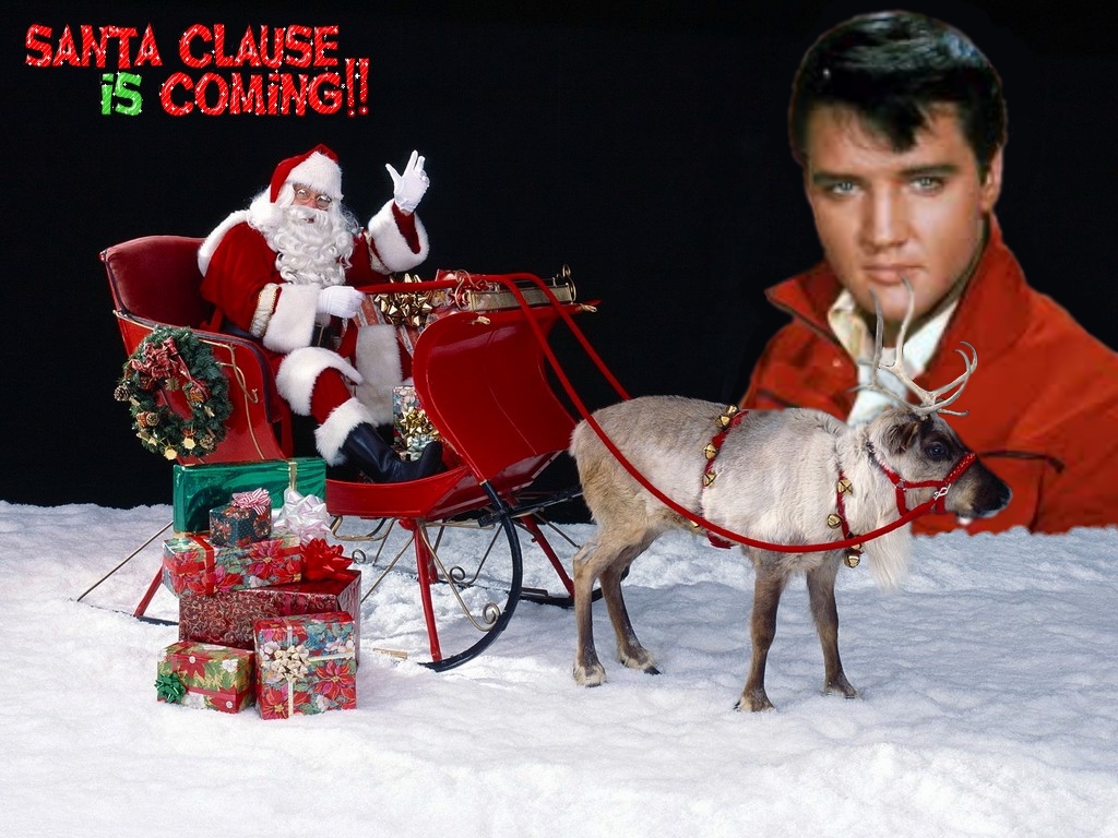 Christmas Elvis Presley Wallpaper