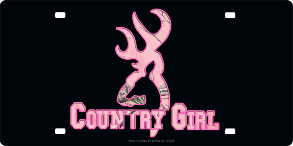 Camo Country Girl Background Reverse Pink