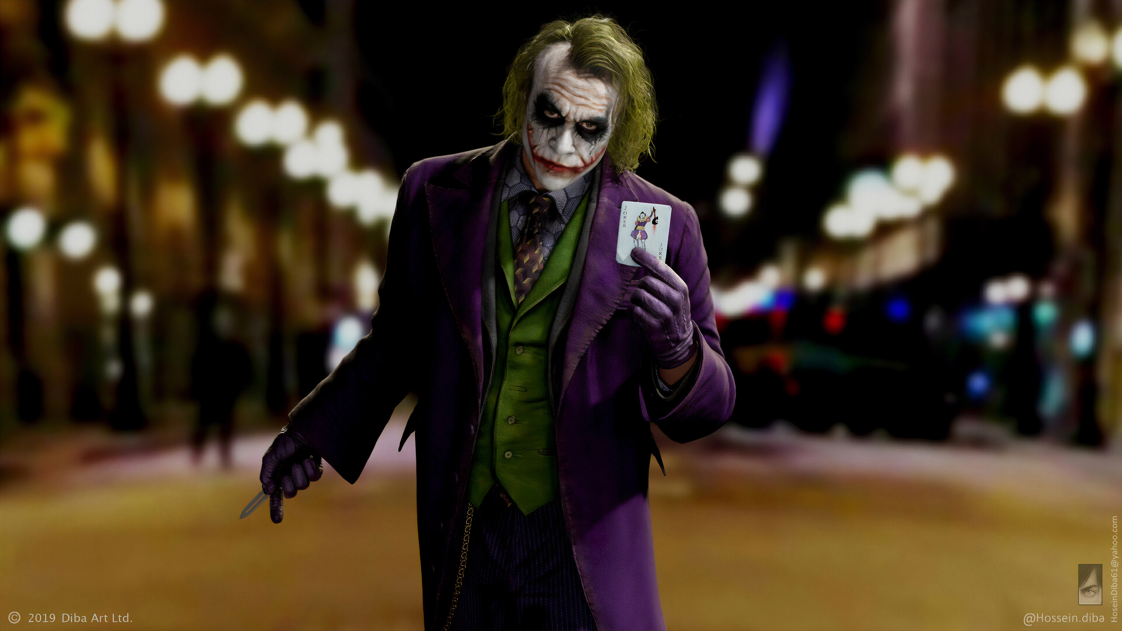 Joker Heath Ledger Flip It 4k Wallpaper HD Superheroes