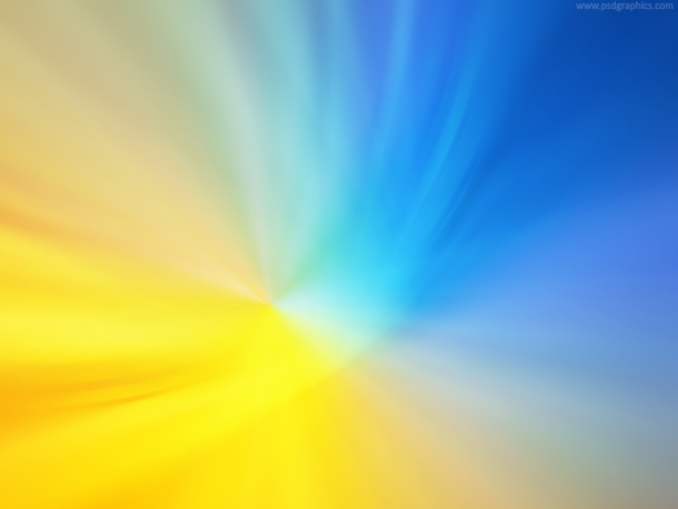 Warm And Soft Colors Design Abstract Yellow Blue Background For