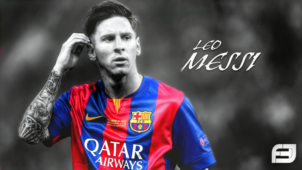 Messi wallpaper edit 2015 by ahmadhajjouz on