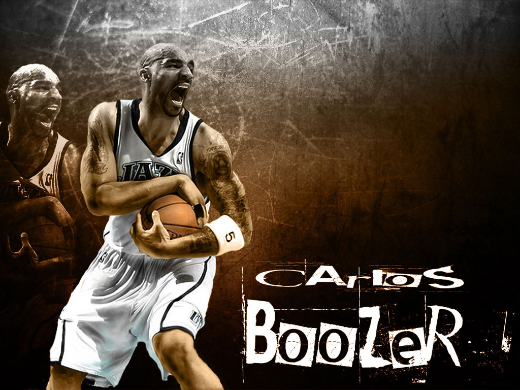 Wallpaper Basketball Nba Utah Jazz Carlos Boozer