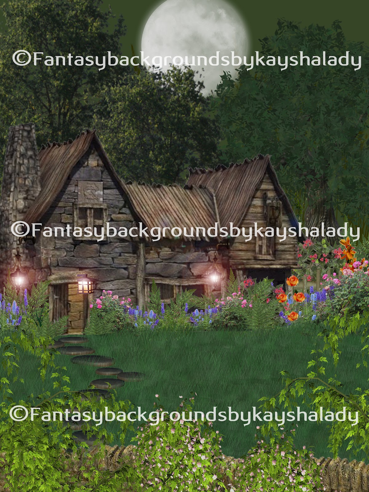 Digital Fantasy Background Png Tube Files