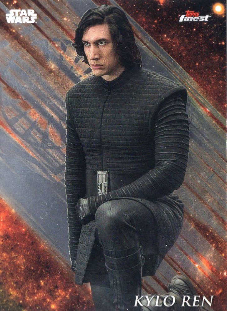 Kylo Ren Topps Finest Star Wars Card With Image