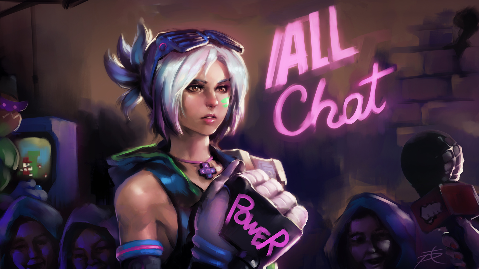 Arcade Riven With The All Chat Full Size By Ptcrow