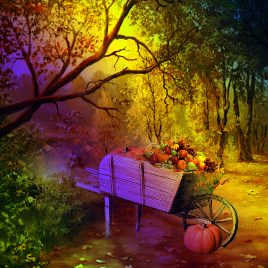 Autumn Scene By Ritaflowers