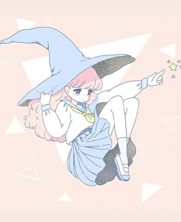 Pastel Witch Wallpaper
