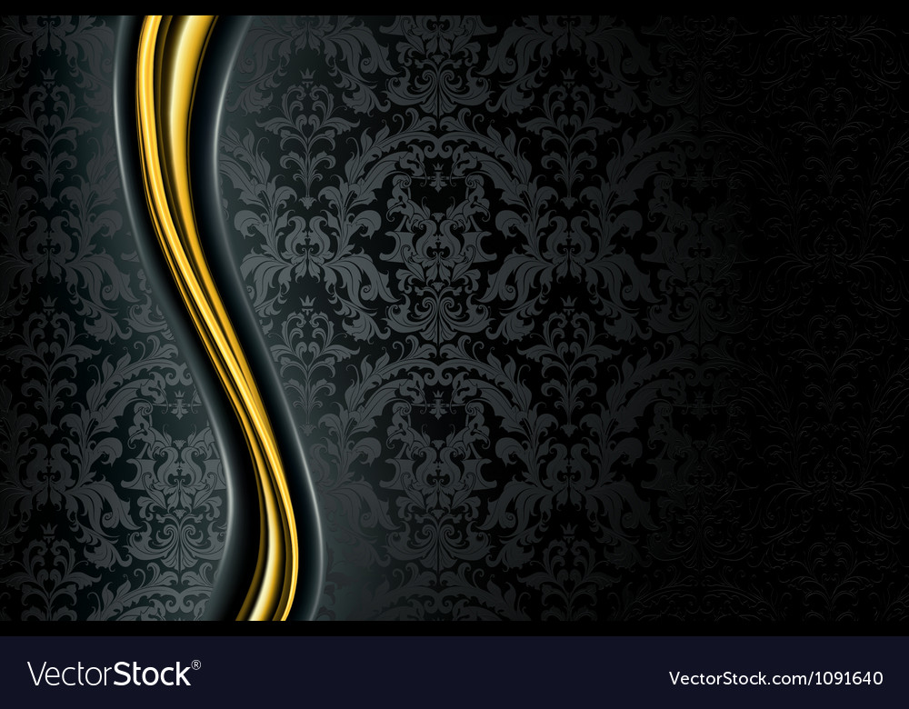 Black luxury background Royalty Free Vector Image