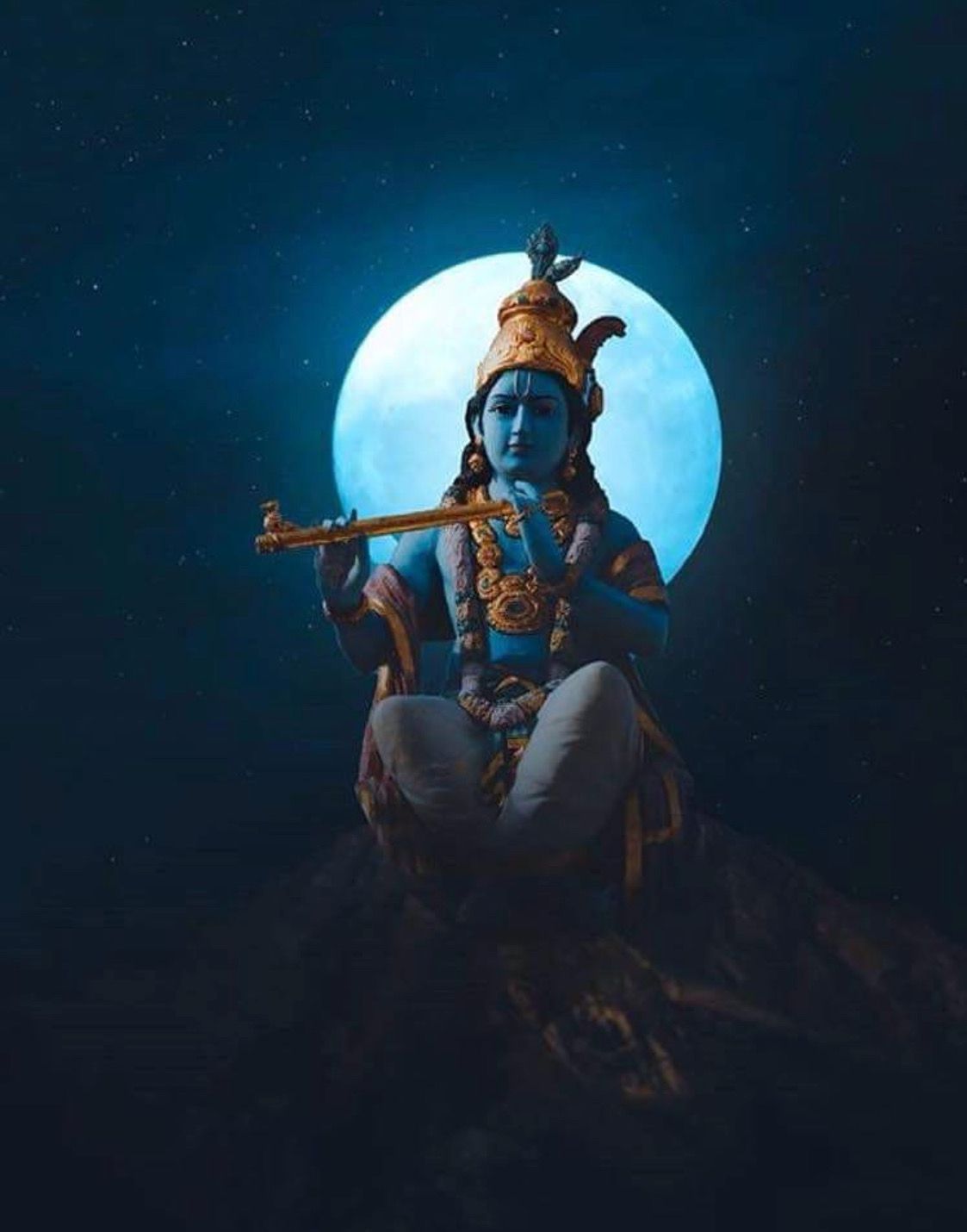 Silhouette Black iPhone Krishna HD Wallpaper