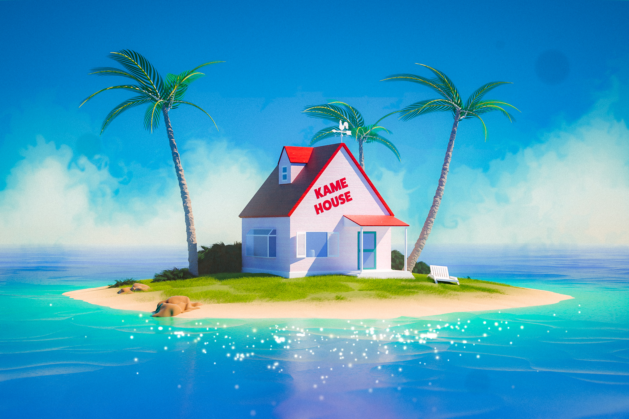 Kame House Serenity Hd Dragon Ball Anime Wallpaper Bliss