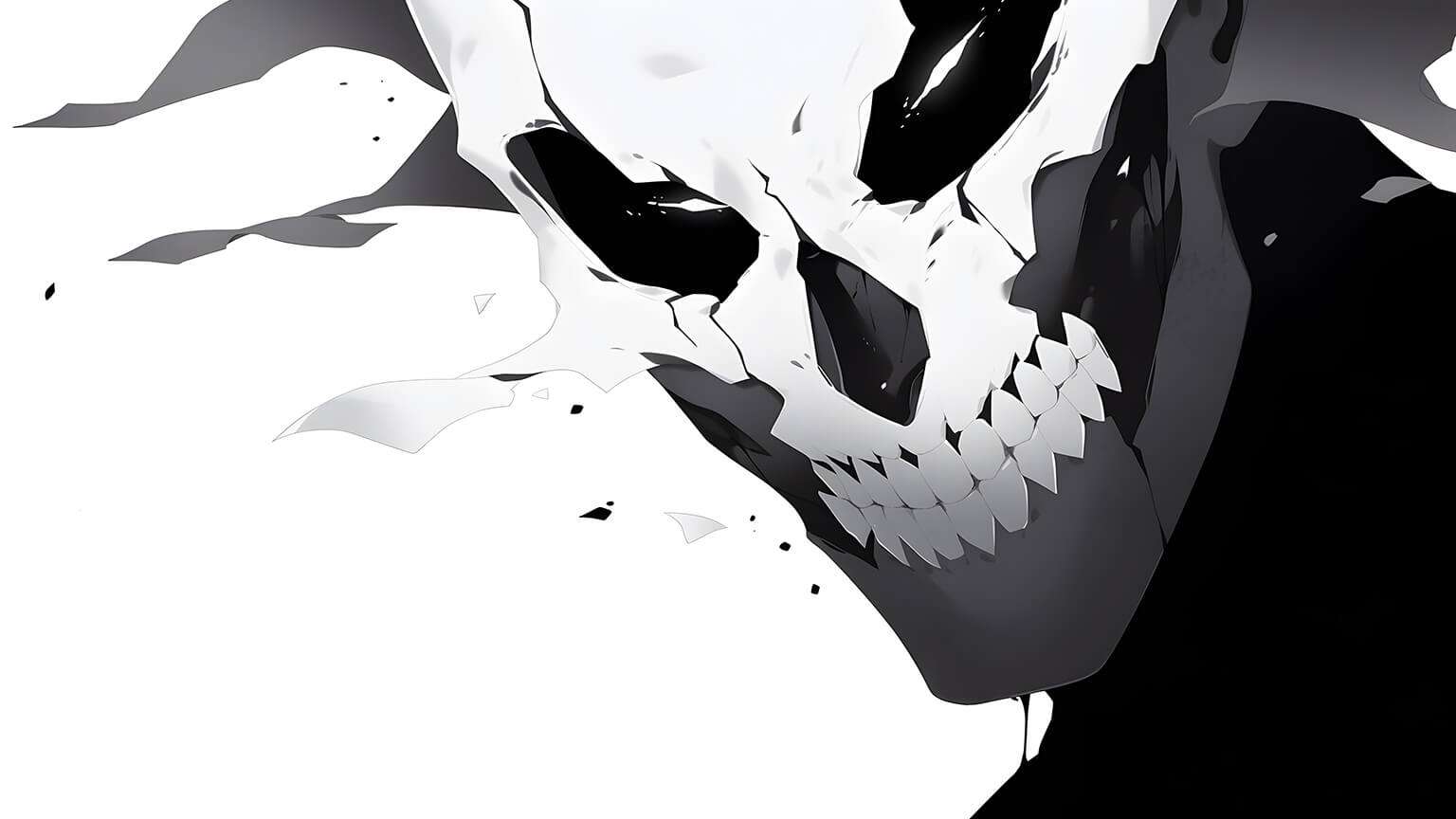 Black Skeleton Wallpaper