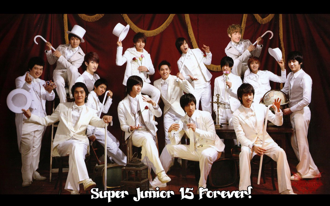 Super Junior 15 Wallpaper by FuryTigresse on