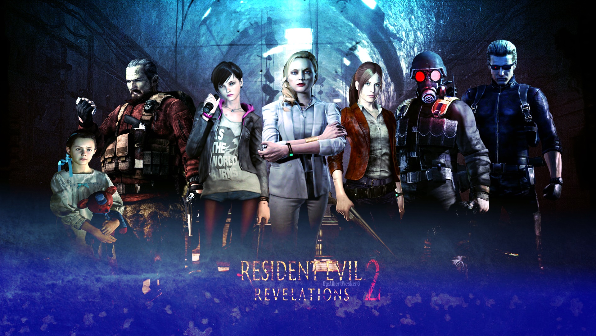 Resident Evil Revelations Characters Wallpaper By Albertweskerg On