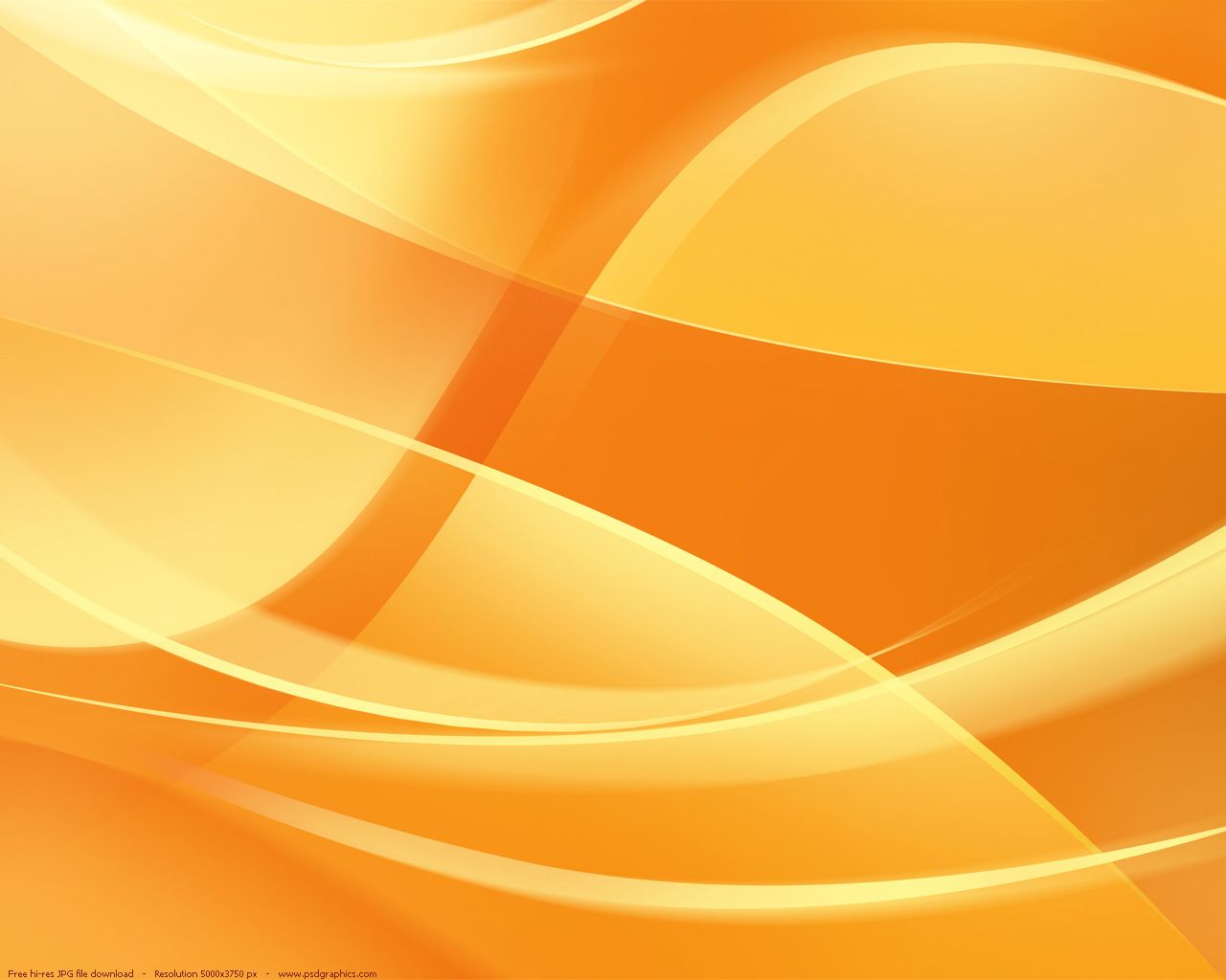 Orange Abstract Background Psdgraphics