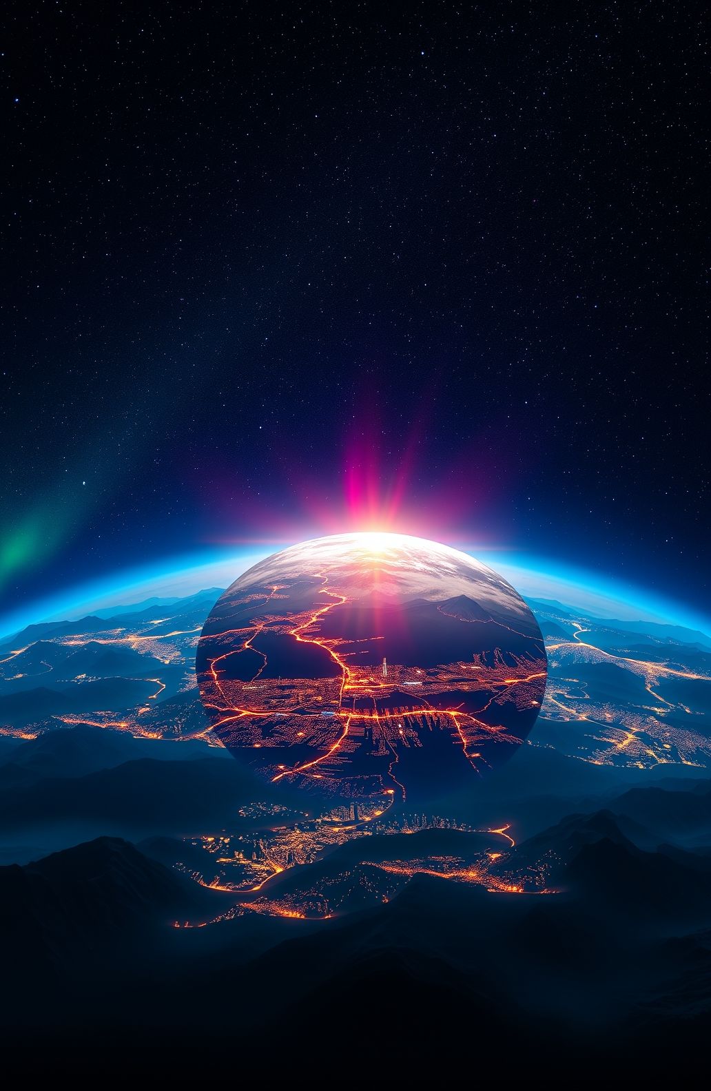 Earth At Night Wallpaper HD