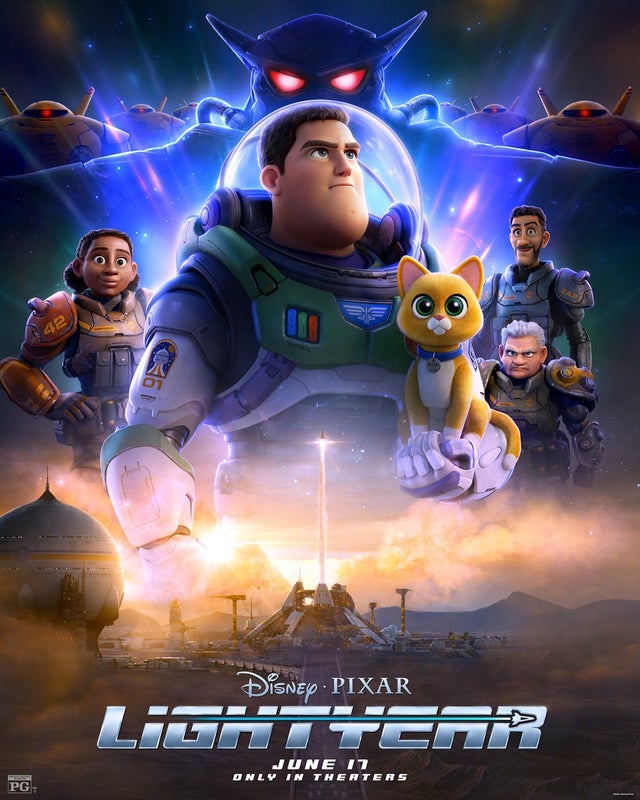 Official poster for Pixars Lightyear rmovies