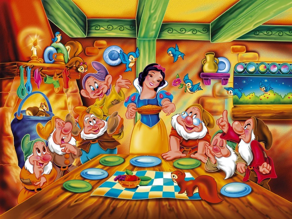 Snow White Wallpaper And The Seven Dwarfs