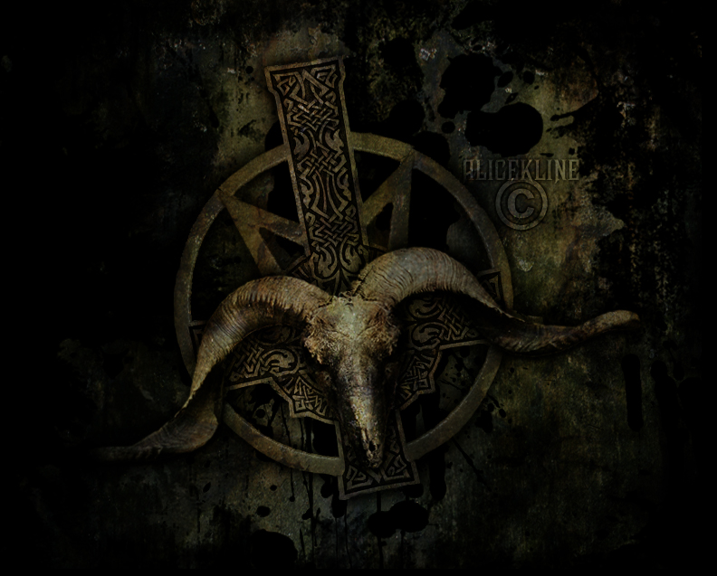 Satanic Goat Wallpaper