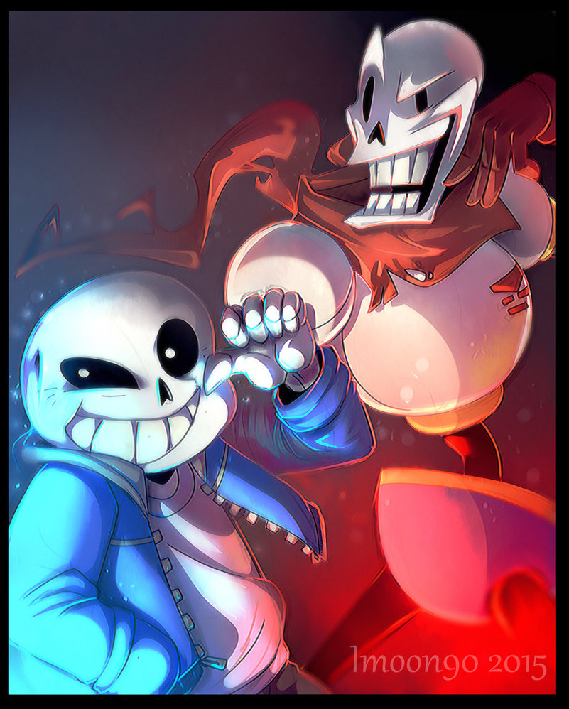 Sans And Papyrus By Imoon90