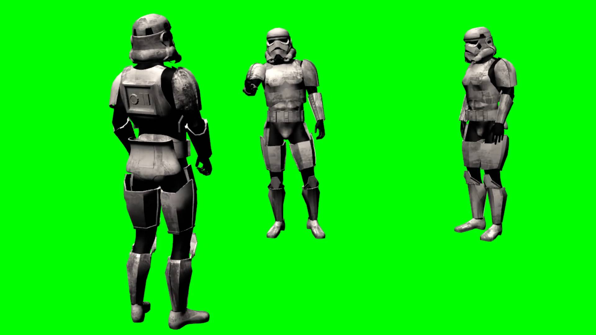 Star Wars Stormtroopers In Discussion Green Screen