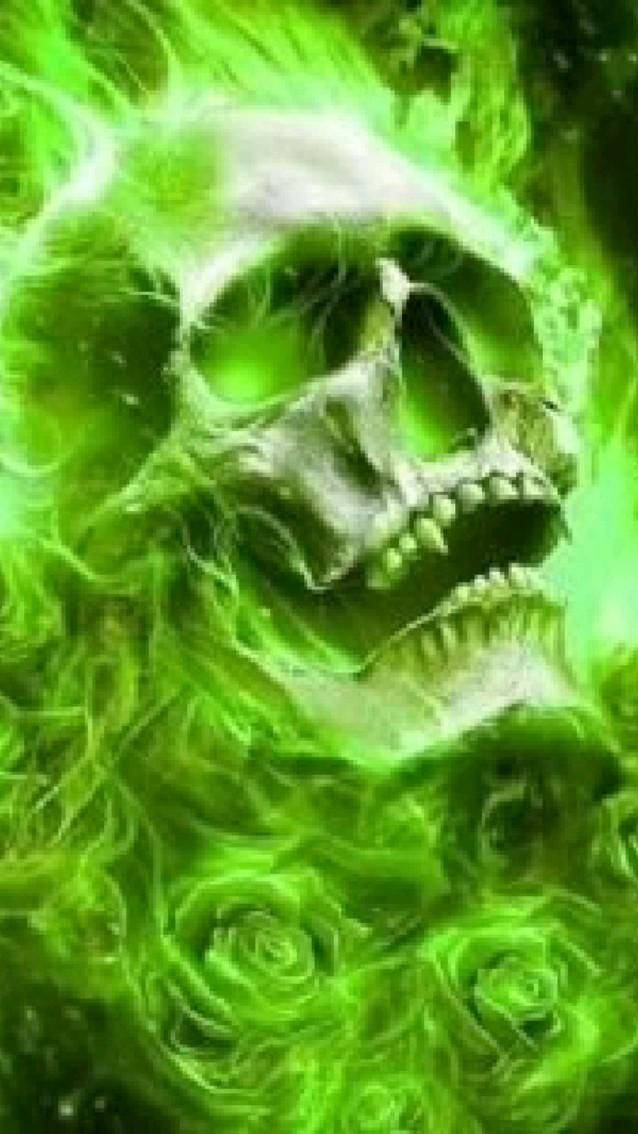 Green Fire Wallpaper
