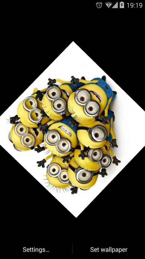 Minions 3D Live Wallpaper has 24 humorous images from the film