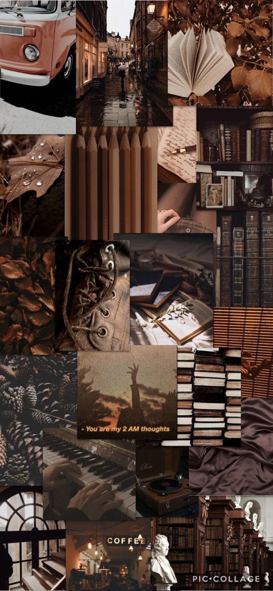 Brown Aesthetic Lockscreen Wallpaper