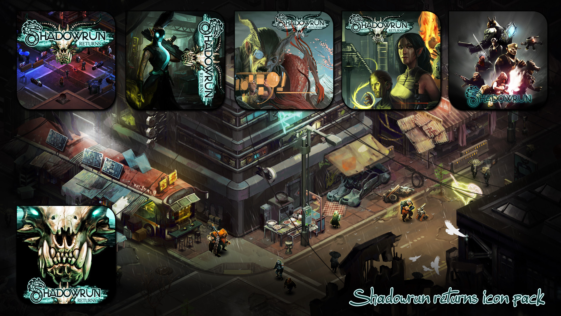 Shadowrun Returns Icon Pack By Kalca